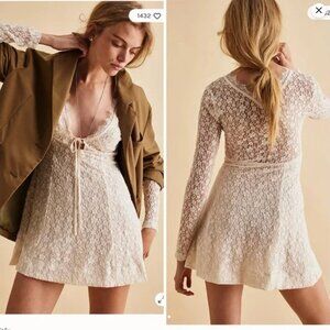 NWT Free people Petra Mini Dress Size L